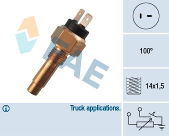 FAE 34150 Sensor, coolant temperature