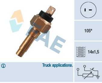 Sensor, coolant temperature FAE 34200