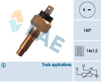 Sensor, coolant temperature FAE 34340