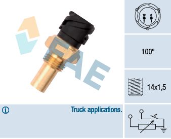 FAE 34375 Sensor, coolant temperature