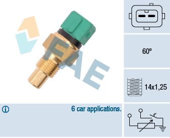 Sensor, coolant temperature FAE 34425