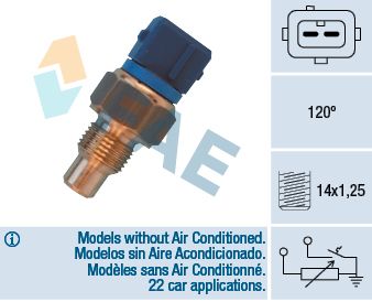 FAE 34460 Sensor, coolant temperature