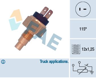 FAE 34470 Sensor, coolant temperature