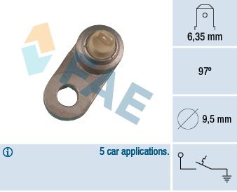Temperature Switch, coolant warning lamp FAE 35120