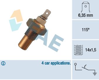 Temperature Switch, coolant warning lamp FAE 35140