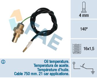 Sensor, oil temperature FAE 35230