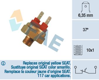 Temperature Switch, automatic choke FAE 35420