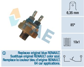 Temperature Switch, coolant warning lamp FAE 35460