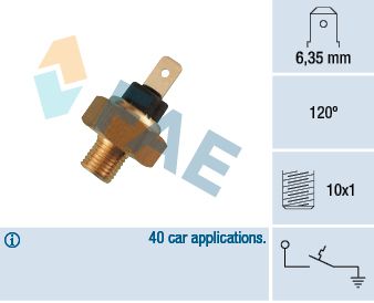 Temperature Switch, coolant warning lamp FAE 35520