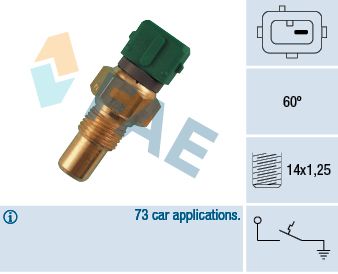 Temperature Switch, coolant warning lamp FAE 35610