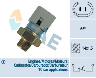 Temperature Switch, coolant warning lamp FAE 35690