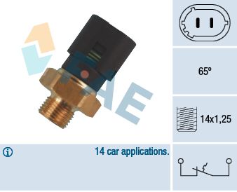 Temperature Switch, coolant warning lamp FAE 35700