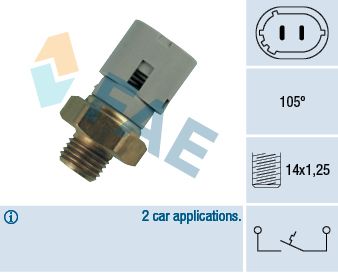Temperature Switch, coolant warning lamp FAE 35710