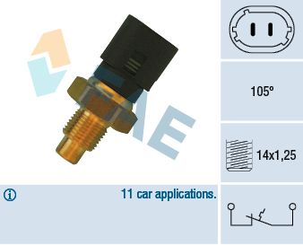 Temperature Switch, coolant warning lamp FAE 35890