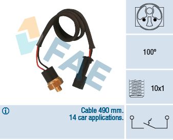 Temperature Switch, coolant warning lamp FAE 35900