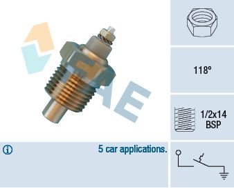 Temperature Switch, coolant warning lamp FAE 35950