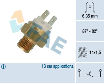 Temperature Switch, radiator fan FAE 36050
