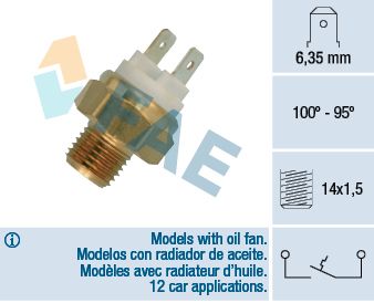 FAE 36060 Temperature Switch, radiator fan