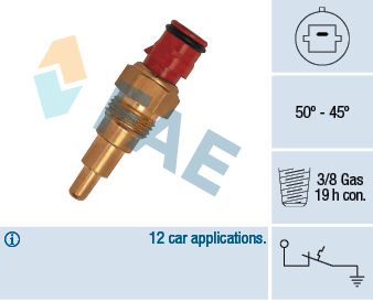Temperature Switch, radiator fan FAE 36120