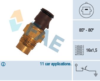 Temperature Switch, radiator fan FAE 36160
