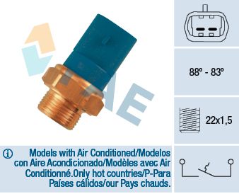 Temperature Switch, radiator fan FAE 36260