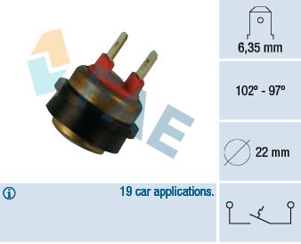 FAE 36290 Temperature Switch, radiator fan