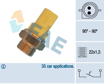FAE 36330 Temperature Switch, radiator fan