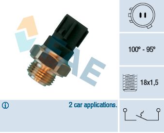 FAE 36470 Temperature Switch, radiator fan