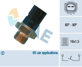 FAE 36480 Temperature Switch, radiator fan