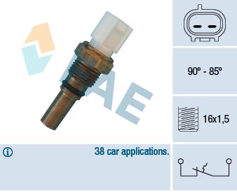 FAE 36540 Temperature Switch, radiator fan