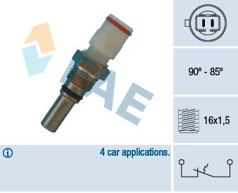 FAE 36570 Temperature Switch, radiator fan