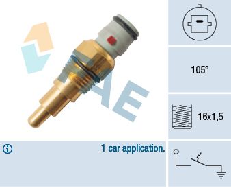 Temperature Switch, radiator fan FAE 36580