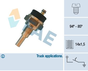 Temperature Switch, radiator fan FAE 36640
