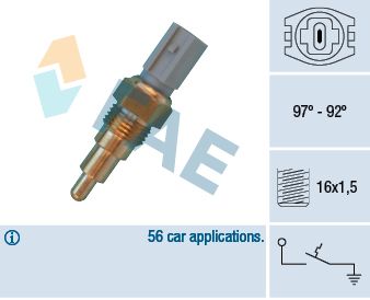 FAE 36660 Temperature Switch, radiator fan