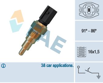 Temperature Switch, radiator fan FAE 36670