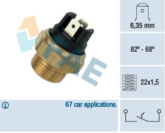 FAE 37350 Temperature Switch, radiator fan
