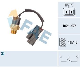 Temperature Switch, radiator fan FAE 37520