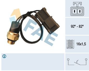 Temperature Switch, radiator fan FAE 37540