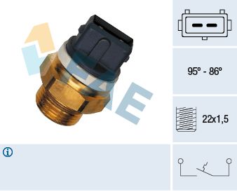 Temperature Switch, radiator fan FAE 37570