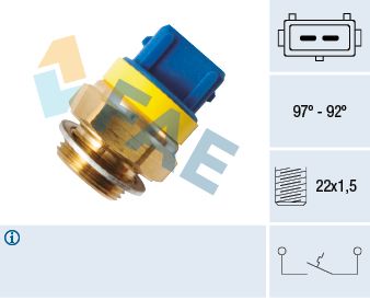 FAE 37580 Temperature Switch, radiator fan