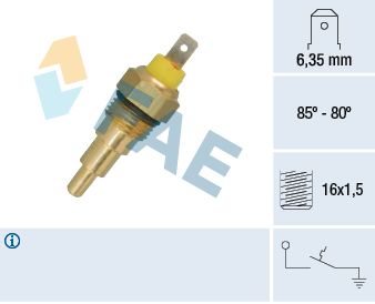 Temperature Switch, radiator fan FAE 37630