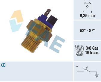 FAE 37651 Temperature Switch, radiator fan