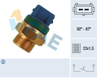 Temperature Switch, radiator fan FAE 37680
