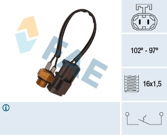 Temperature Switch, radiator fan FAE 37770