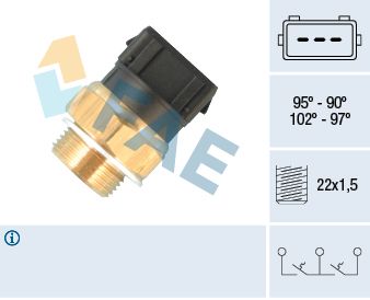Temperature Switch, radiator fan FAE 37823