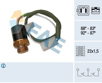 FAE 37830 Temperature Switch, radiator fan