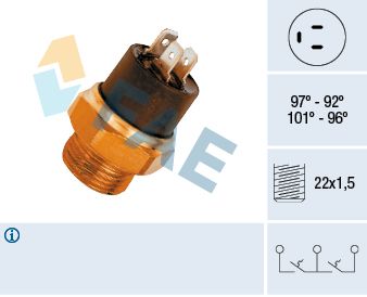 FAE 37860 Temperature Switch, radiator fan