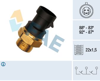 FAE 37900 Temperature Switch, radiator fan