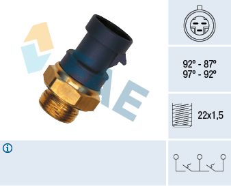 FAE 37910 Temperature Switch, radiator fan