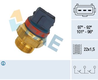 FAE 37930 Temperature Switch, radiator fan